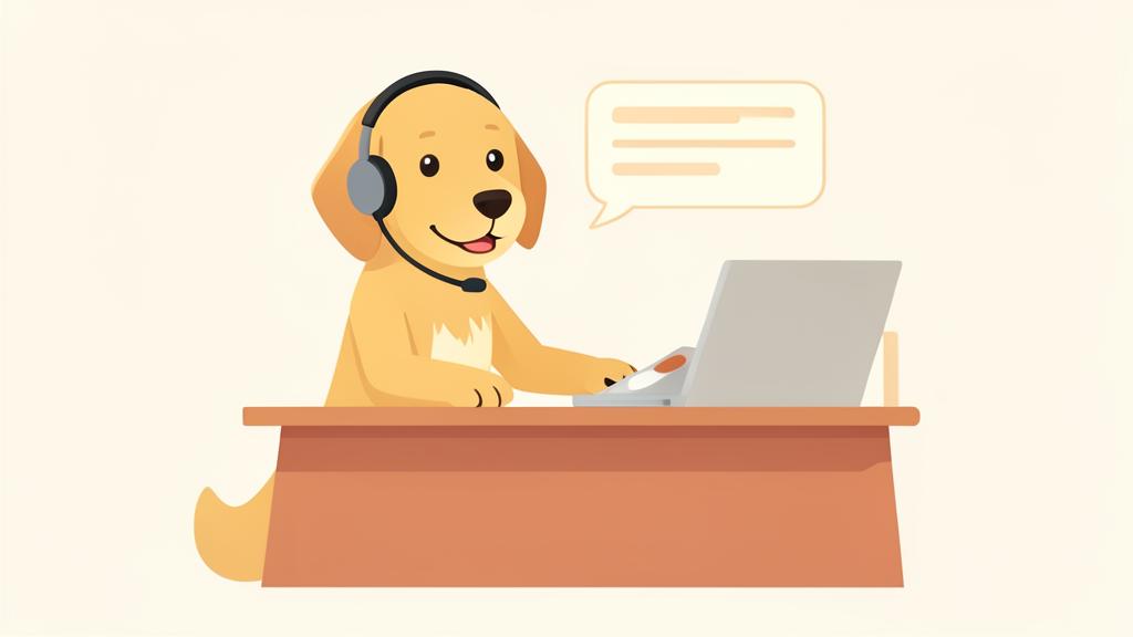 A homeowner getting help through a phone chat assistant